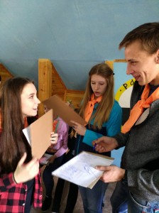 Слет для студентов "Юный гражданин может многое" в детском оздоровительном лагере "Новокемп"