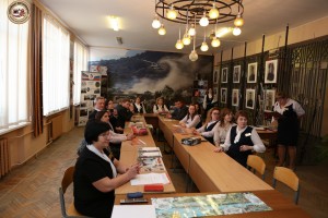 Юные экскурсоводы школы №449 Пушкинского района Санкт-Петербурга познакомили всех присутствующих с основными экспонатами музея